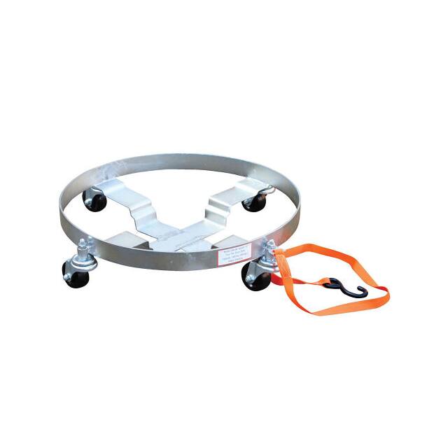 DRUM-QUAD-H DRUM DOLLY W/RUBBER WHEELS FOR 5