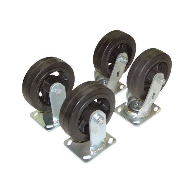 D-CK4-MR8-2 8X2" MOLD-ON-RUBBER CASTER KIT,