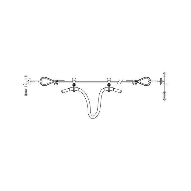TAG KIT 004 TAGLINE KIT, 16' FESTOON CABLE,