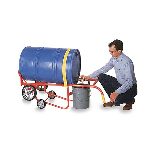 240083 DRUM CRADLES, MOLD-ON RUBBER WHE
