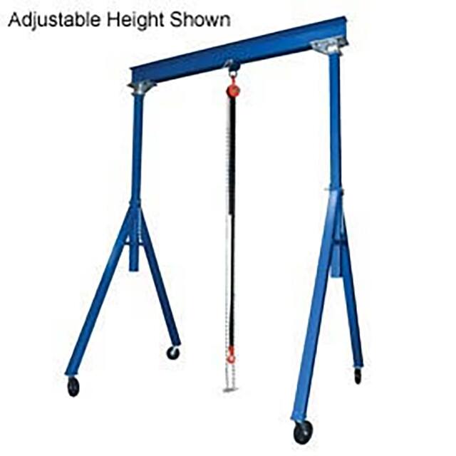 FHS-2-10 STEEL GANTRY CRANE 10' FIXED HEI