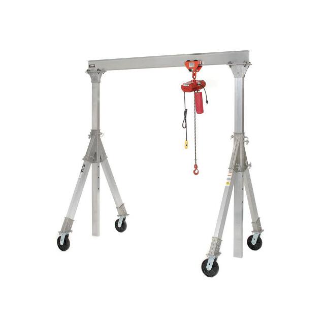 AHA-2-8-12 ALUMINUM GANTRY CRANE ADJUSTABLE