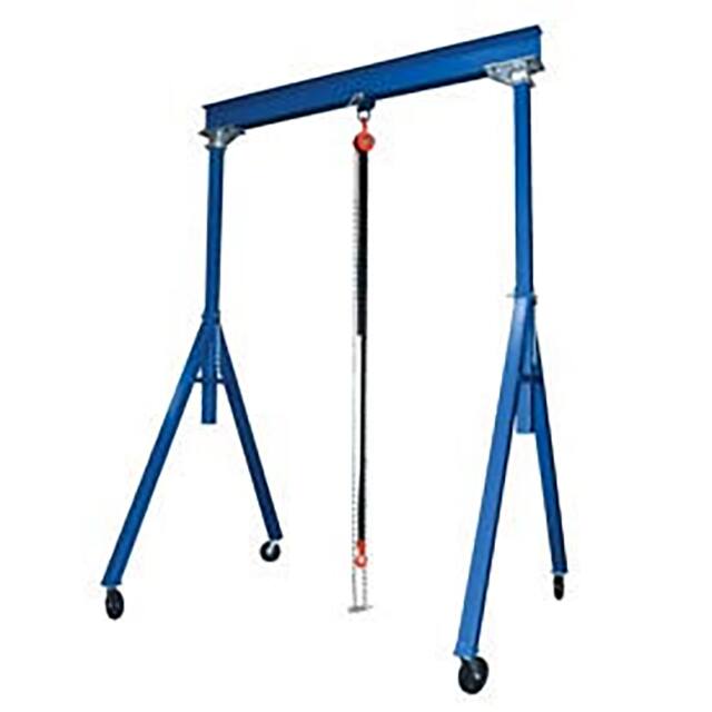 AHS-4-10-12 STEEL GANTRY CRANE 4000 LB. CAPA