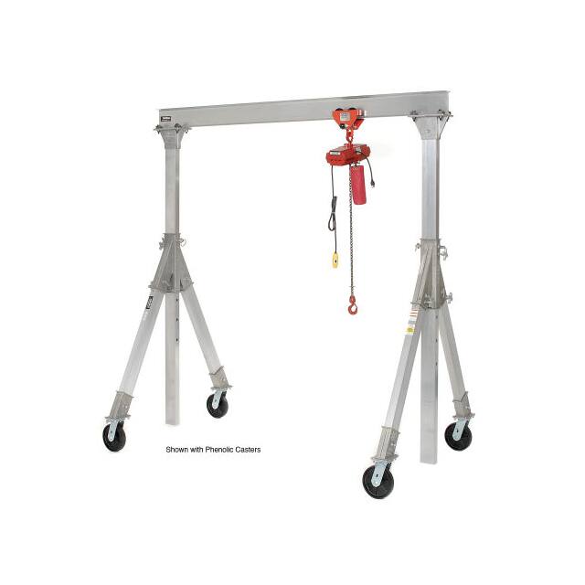 AHA-15-10-10-PNU ALUMINUM GANTRY CRANE ADJ. HT. 1