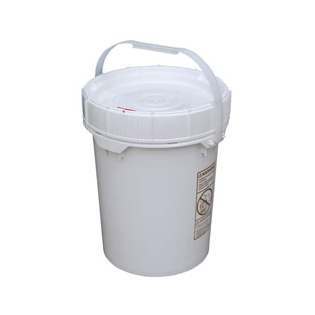 PAIL-SCR-5-W 5 GAL. SCREW-TOP PLASTIC PAIL &