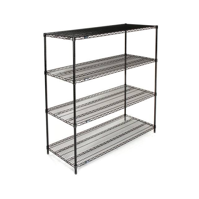 24607B WIRE SHELVING, EPOXY, 60X24X74"