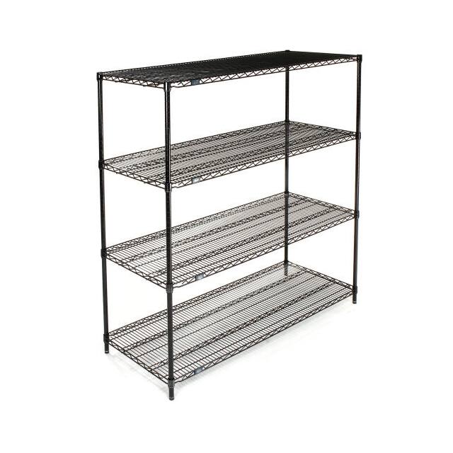 18546B WIRE SHELVING, EPOXY, 54X18X63"