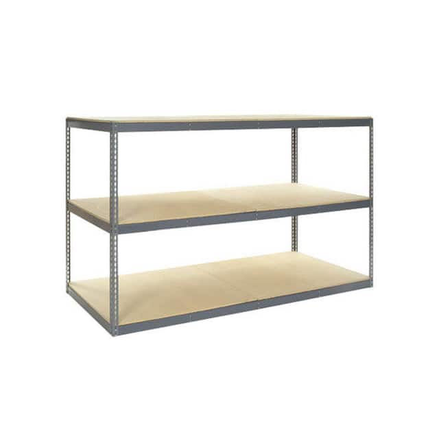 607192GY RECORD STORAGE RACK W/18 POLYETH