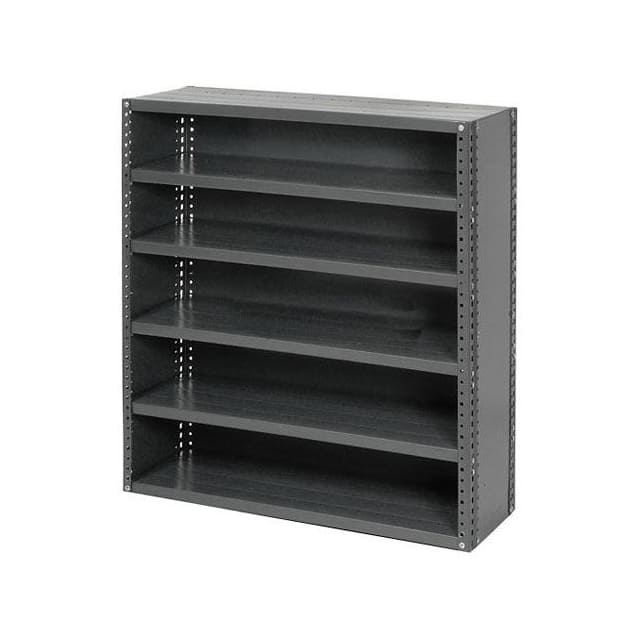 239623 CLOSED STEEL SHELF W/6 SHELVES,