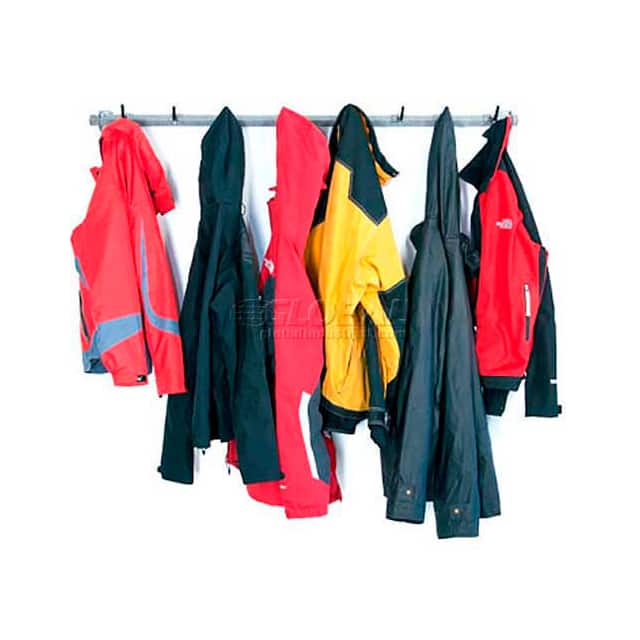 5005 51W COAT RACK, LARGE, 8 HOOKS
