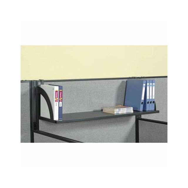 773229 60"W HANGING SHELF, BLACK