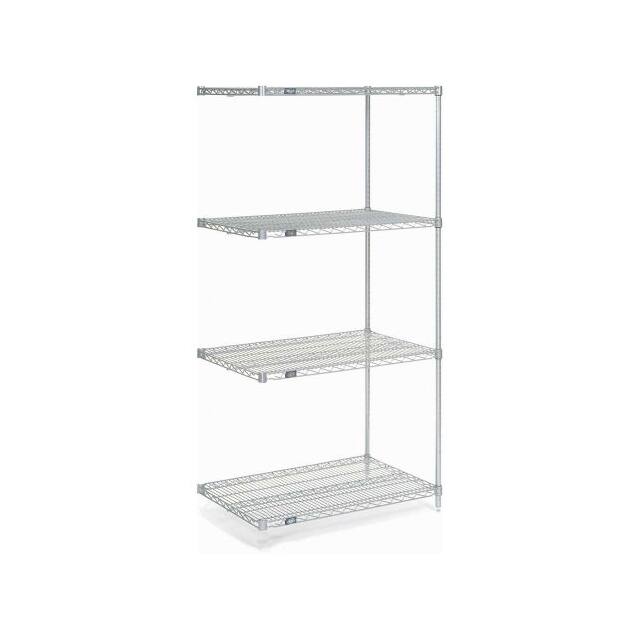 A18247Z WIRE SHELVING ADD-ON, 24X18X74"