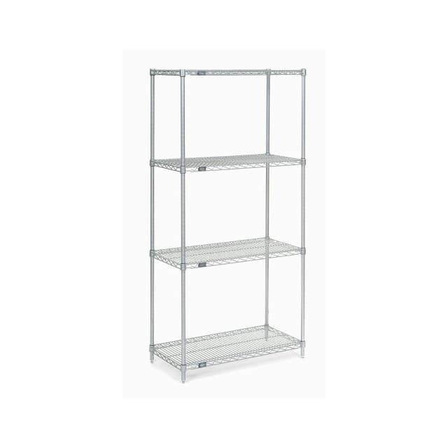 14367Z WIRE SHELVING, 36"WX14"DX74"H