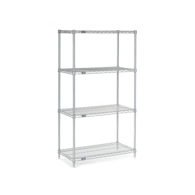 14306C WIRE SHELVING, 30"WX14"DX63"H