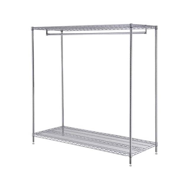 7503 2-SHELF GARMENT FLOOR COAT RACK,