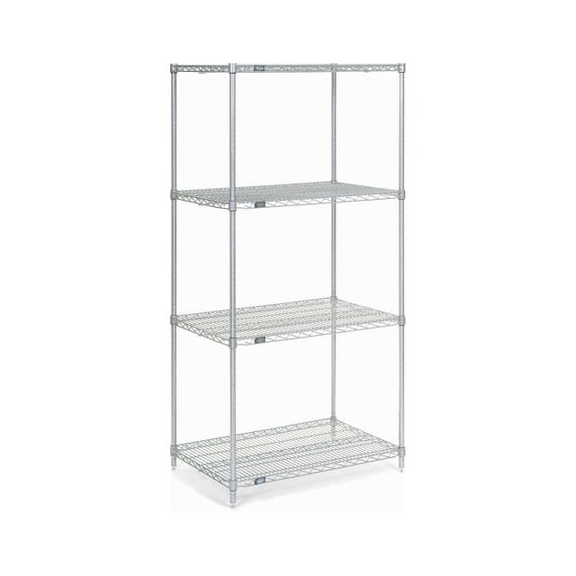 18308Z WIRE SHELVING, 30"WX18"DX86"H
