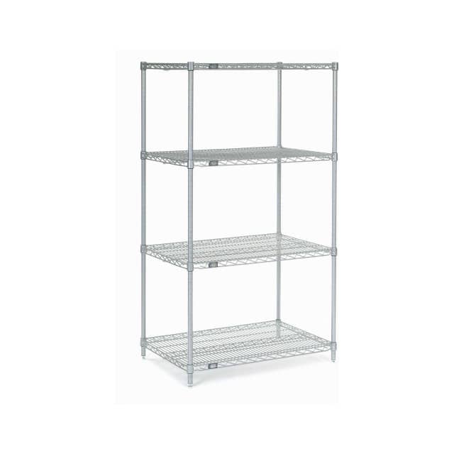 18306Z WIRE SHELVING, 30"WX18"DX63"H