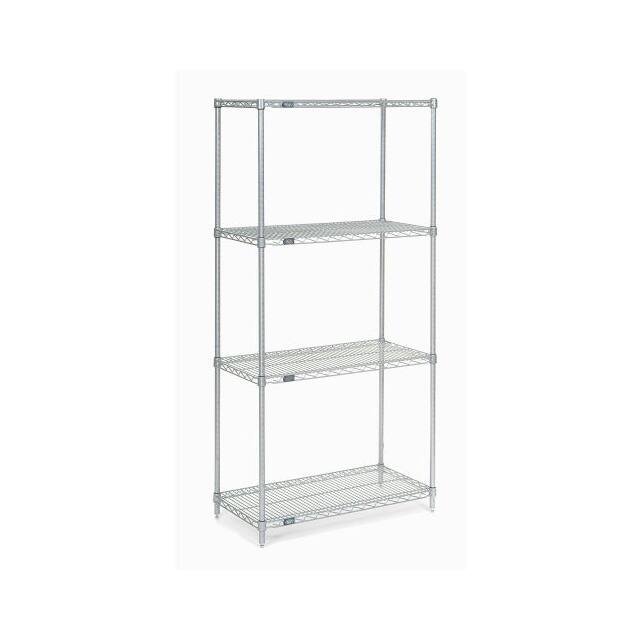 24365Z WIRE SHELVING, 36"WX24"DX54"H