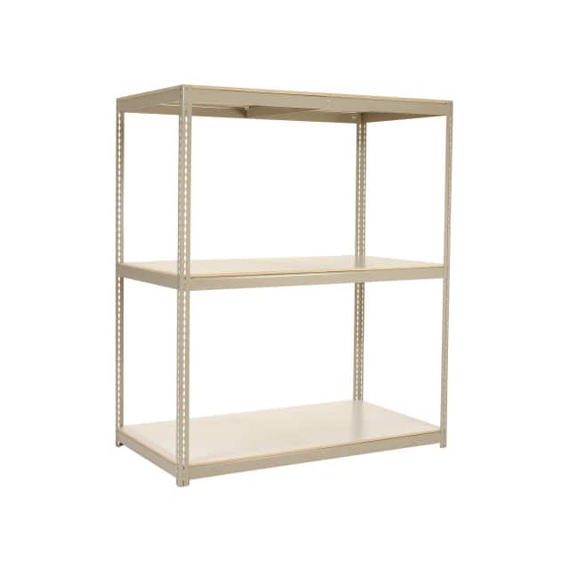 504200GY WIDE SPAN RACK W/3 SHELVES LAMIN