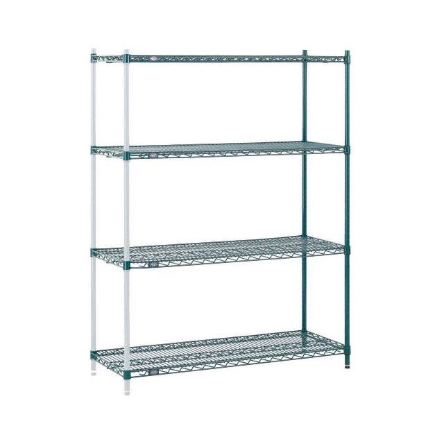 A12487G 48WX12"D X 74"H WIRE SHELVING AD