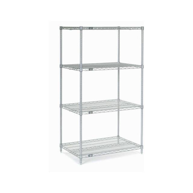 24306Z WIRE SHELVING, 30"WX24"DX63"H