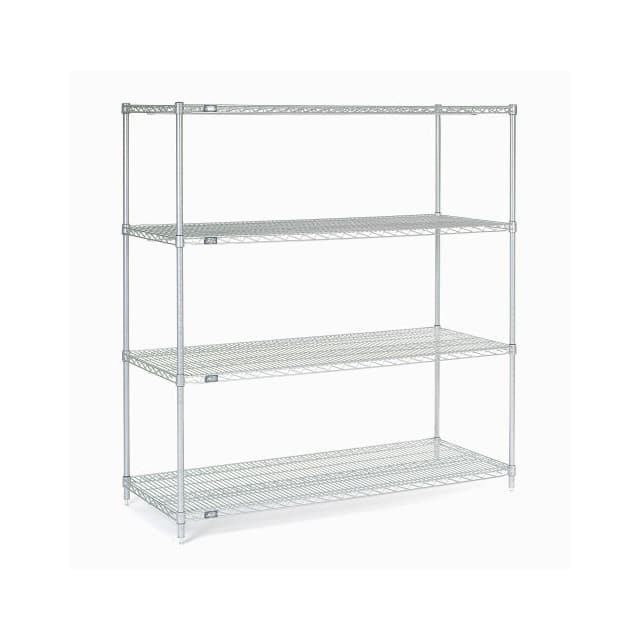 14546Z WIRE SHELVING, 54"WX14"DX63"H