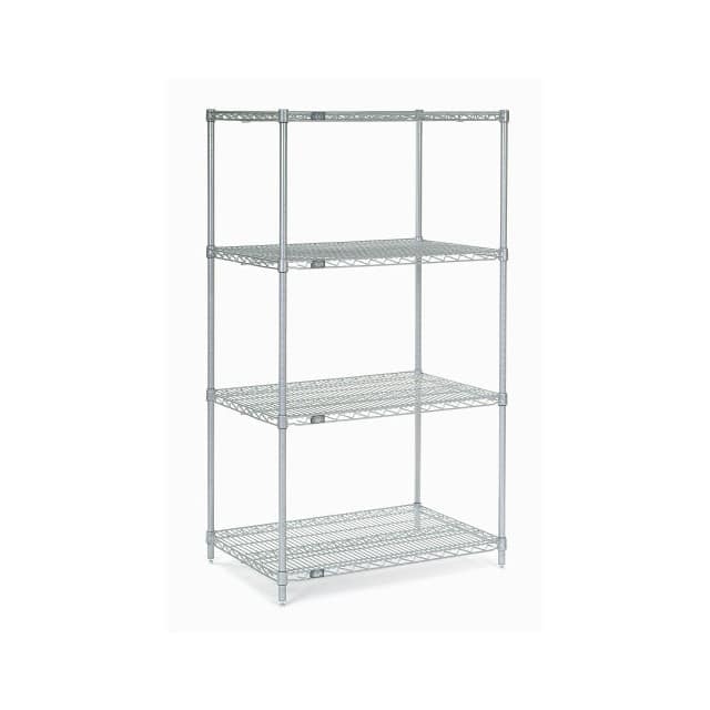 24366C WIRE SHELVING, 36"WX24"DX63"H