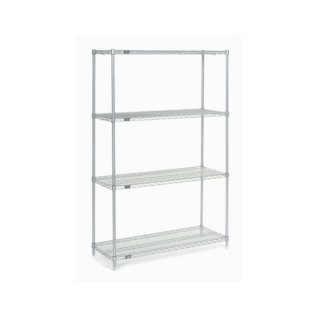 14428C WIRE SHELVING, 42"WX14"DX86"H