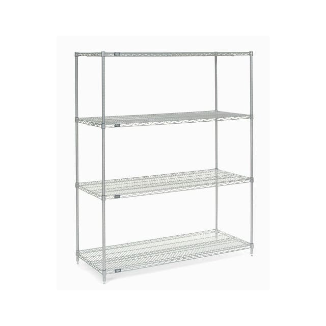 24548C WIRE SHELVING, 54"WX24"DX86"H