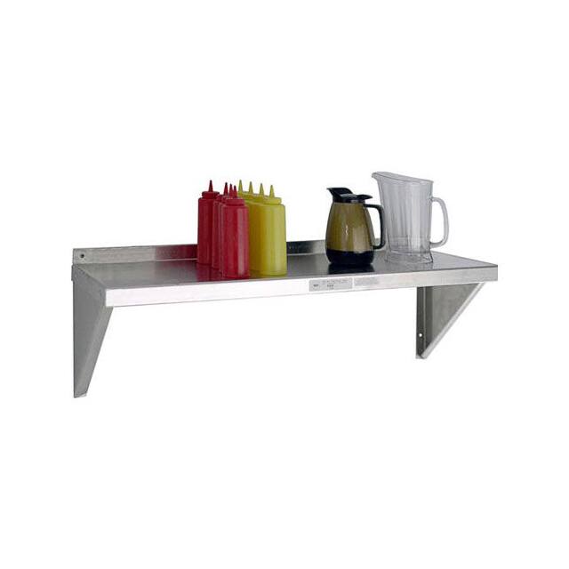 92094 WALL SHELF, 18X48", ALUMINUM, 12