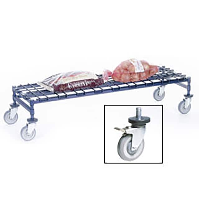 561955AB MOBILE DUNNAGE RACK W/BRAKE, STE
