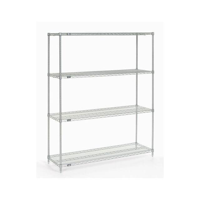 14607Z WIRE SHELVING, 60"WX14"DX74"H