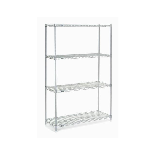 21425C WIRE SHELVING, 42"WX21"DX54"H