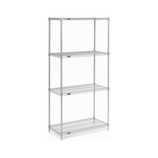 24428Z WIRE SHELVING, 42"WX24"DX86"H