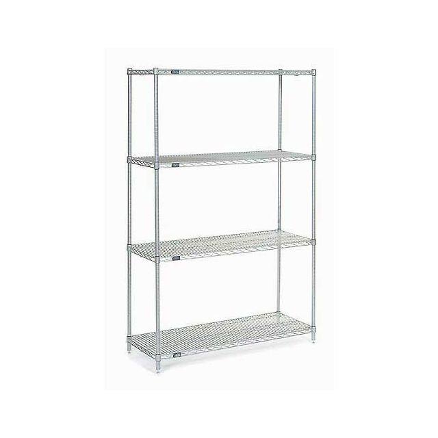 18488Z WIRE SHELVING, 48"WX18"DX86"H