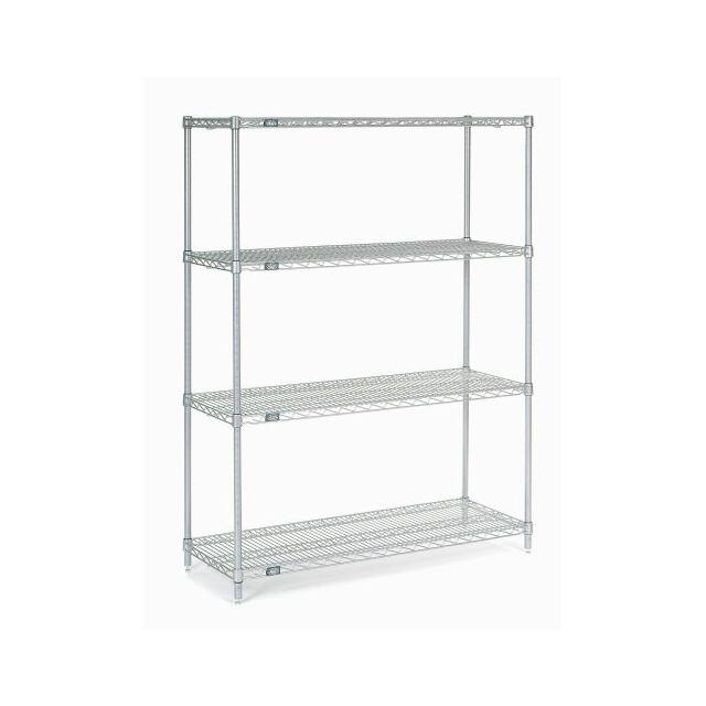 24485C WIRE SHELVING, 48"WX24"DX54"H