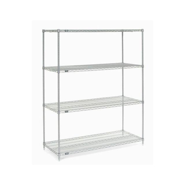 14608C WIRE SHELVING, 60"WX14"DX86"H