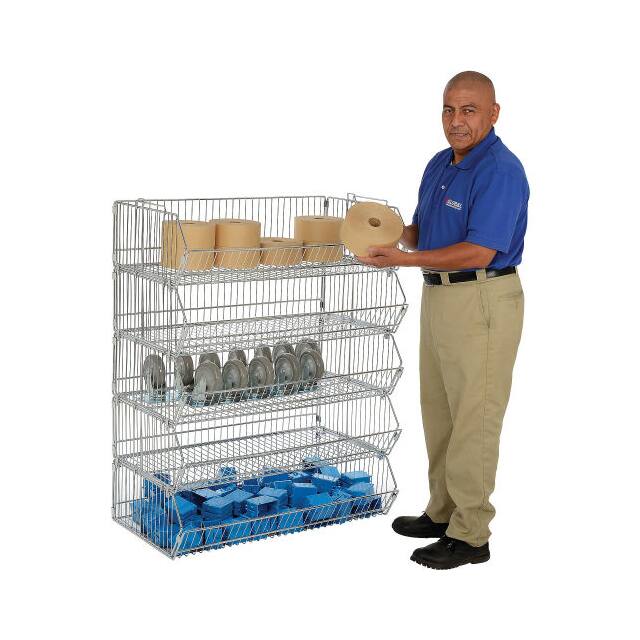 339018 STACKABLE WIRE STORAGE RACK REMO