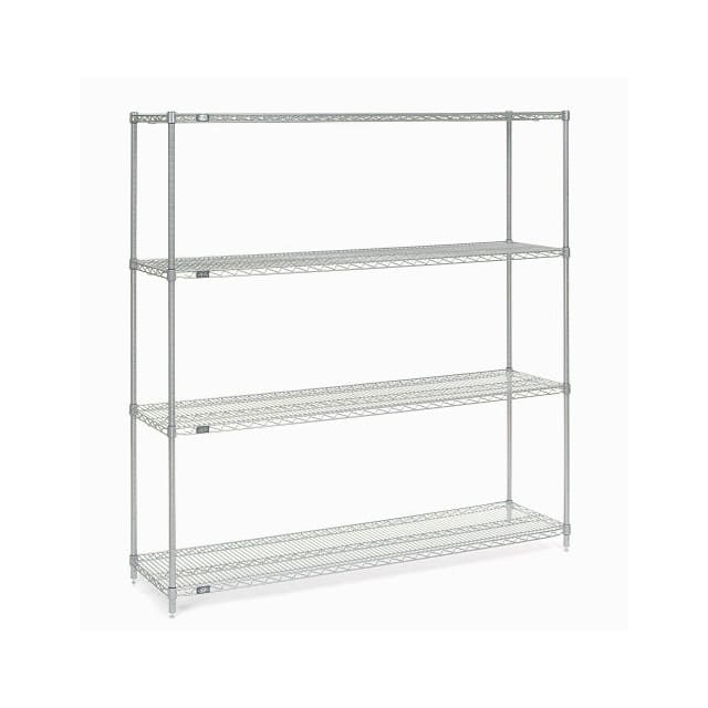 14727Z WIRE SHELVING, 72"WX14"DX74"H