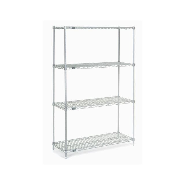 21547C WIRE SHELVING, 54"WX21"DX74"H