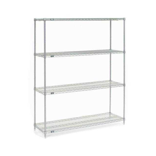18608Z WIRE SHELVING, 60"WX18"DX86"H
