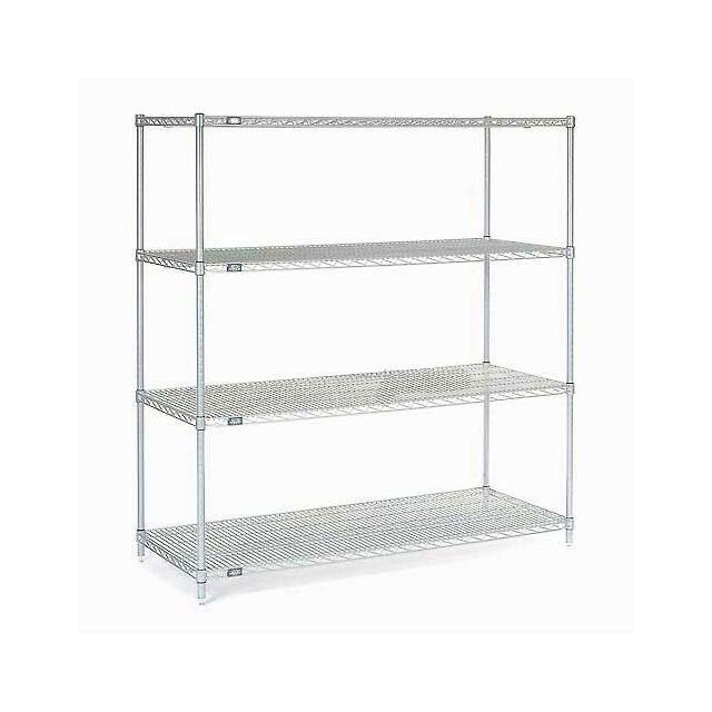 24606Z WIRE SHELVING, 60"WX24"DX63"H