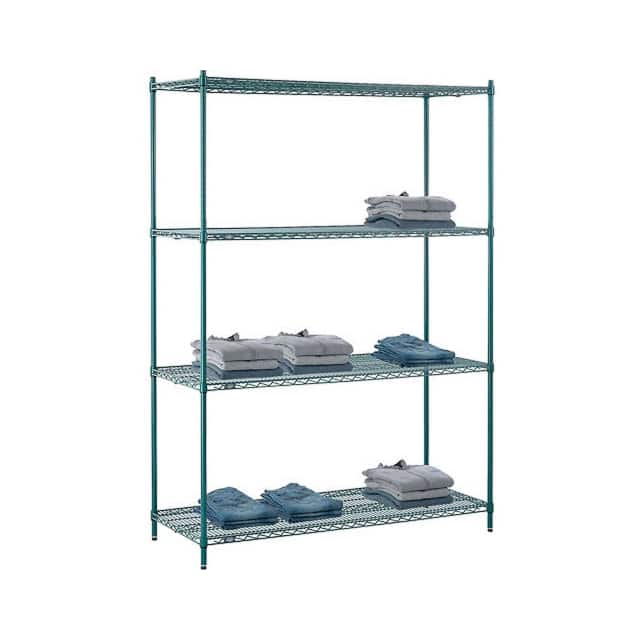 21608G 4 TIER WIRE SHELVING STARTER, 60