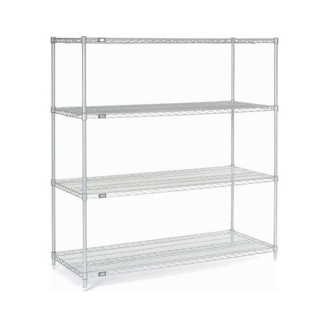 24546Z WIRE SHELVING, 54"WX24"DX63"H