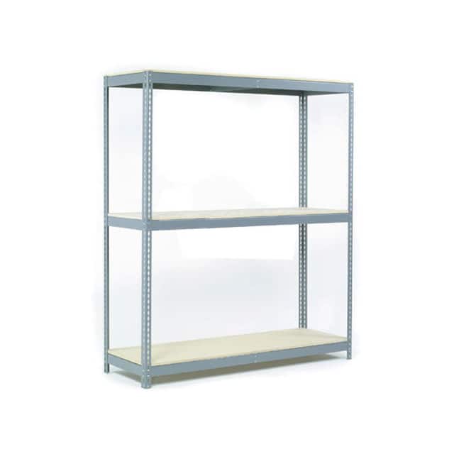 601754 WIDE SPAN RACK W/3 SHELVES WOOD