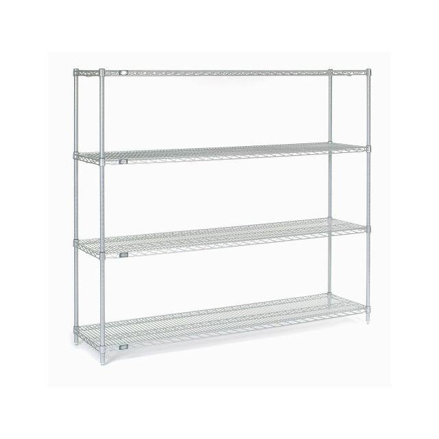 14726C WIRE SHELVING, 72"WX14"DX63"H