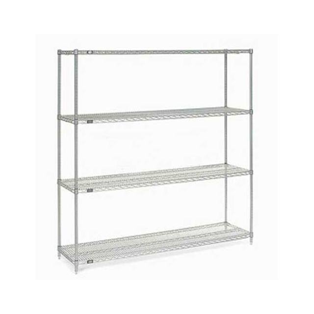 21548Z WIRE SHELVING, 54"WX21"DX86"H