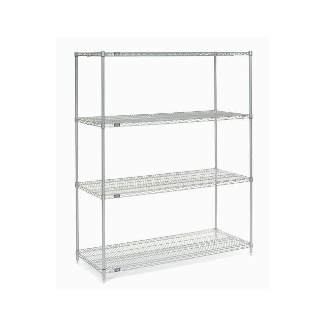 18548C WIRE SHELVING, 54"WX18"DX86"H