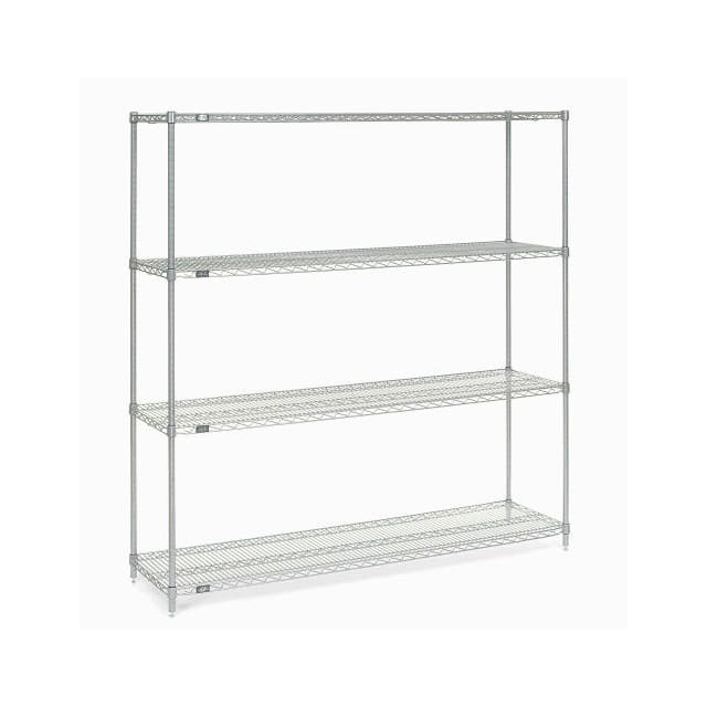 14727C WIRE SHELVING, 72"WX14"DX74"H