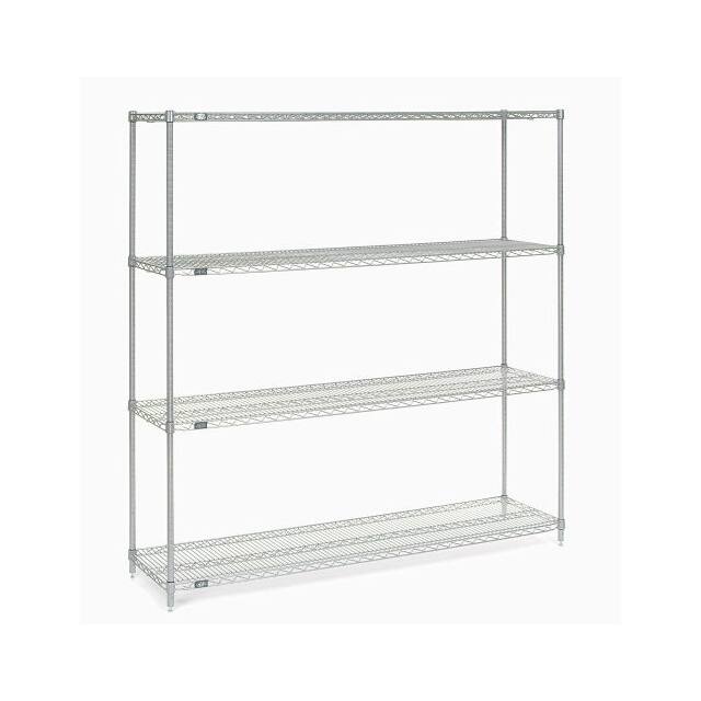 21728Z WIRE SHELVING, 72"WX21"DX86"H